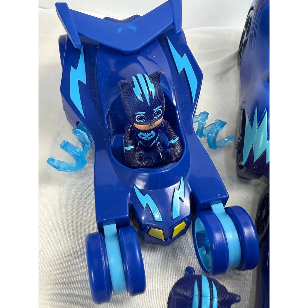 PJ Masks Toy Lot #2 Catboy Owlette Gekko Vehicles and Action Figures Set